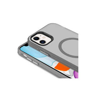 Coque arrière rigide en PC transparent givré compatible MagSafe Sickossi C-Pro Series pour iPhone 11 Plus - Product Image 4