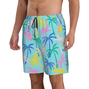 Bañador personalizado de secado rápido, transpirable, con estampado de sublimación, tela deportiva con forro interior de malla, pantalones cortos de playa antiarrugas - Product Image 4