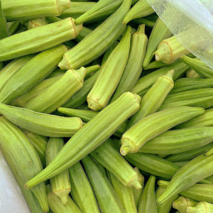 Okra congelada IQF sabor fresco en rodajas picadas enteras para exportación 2025 al por mayor - Product Image 6