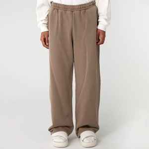 Pantalones Deportivos de Chándal para Hombre, Estilo Vintage, Anchos, Apilados, 100% Algodón, Ecológicos, Gruesos - Product Image 1