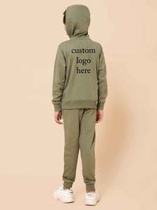 OEM Cotton Teen age Boys Clothes <b>Long</b> Jersey hooded hood and trousers Set 2pic Baby Tracksuits <b>Matching</b> Kids Clothing hoodieSuit - Product Image 5