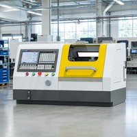 Tour CNC à broche unique de haute précision avec une précision de 0,001 mm, portée de 210 mm, garantie 1 an, capacité de 10 kg pour le tournage des métaux