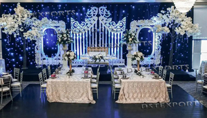 เส้นใยแบบพิเศษสำหรับตกแต่งเวทีงานแต่งงานของชาวศรีลังกาแบบดั้งเดิมของตกแต่งเวทีงานแต่งงานของฮินดูที่งดงาม - Product Image 5