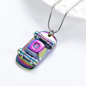 Urna de cremación de acero inoxidable colorida, joyería para cenizas, gorra de béisbol, collar de urna para cenizas de seres queridos, regalo para mujeres y hombres, tamaño personalizado - Product Image 4