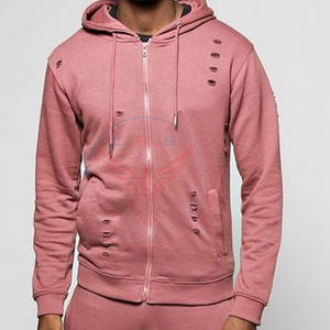 Survêtements d'hiver décontractés à capuche pour hommes, sur mesure, unis et effet vieilli, pour adultes - Personnalisables et légers - Product Image 5