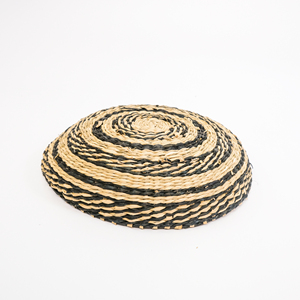 Colored seagrass shallow <b>basket</b> excellent quality woven <b>straw</b> container <b>baskets</b> sea grass bowl - Product Image 6