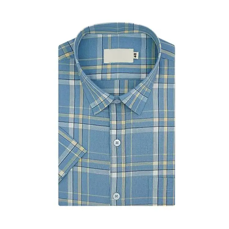 Men'S Shirts Formal Elegance Comfort & Style Pure Cotton Half Sleeve Formal Office Shirt For Sale
