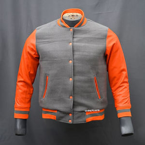 Veste universitaire universitaire personnalisée pour hommes, vente en gros, Streetwear, bombardier de baseball, broderie, respirante, col en O, à capuche, université Letterman - Product Image 5