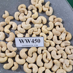 Vietnam Fournisseur de confiance SANTIGO Noix de cajou Kaju Noix de cajou Bon marché en vrac Noix De Cajou W450 - Product Image 1