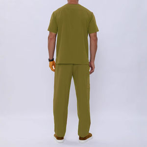 Vente en gros d'uniformes médicaux de haute qualité personnalisés pour les médecins des hôpitaux, ensembles d'uniformes infirmiers, vêtements médicaux, combinaison médicale pour hommes par HI - Product Image 4