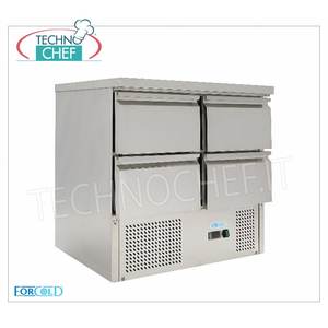 Equipo de Refrigeración Comercial Forcold G-S9014D-FC de 4 Cajones, Capacidad Estática de 220 Litros, Rango de Temperatura +2/+10°C - Product Image 2