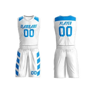 Uniforme de baloncesto de sublimación de poliéster OEM de la mejor calidad conjunto transpirable de secado rápido para adultos jóvenes logotipo personalizado nuevo de talla grande - Product Image 1