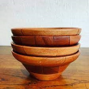 <b>Wooden</b> Salad Bowl Handicraft and Handmade Solid <b>Wooden</b> Serving Bowl for <b>Fruits</b> and Salads - Product Image 1