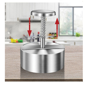 <span class=keywords><strong>Prensa</strong></span> de <span class=keywords><strong>hamburguesas</strong></span> <span class=keywords><strong>Manual</strong></span> personalizada de alta resistencia de mano de Metal nuevo - Product Image 3