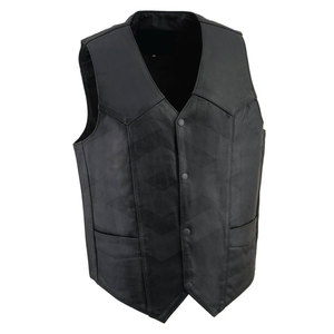 Gilet en cuir 100% de qualité pour hommes Vêtements à la mode et respirants à prix raisonnable pour l'hiver - Product Image 1