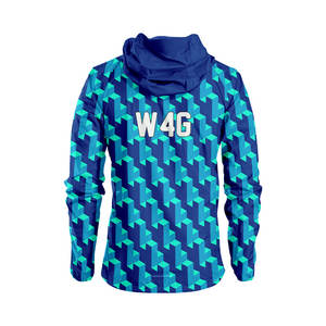 Veste de course légère en nylon 100% avec capuche, fermeture éclair, imperméable, respirante et coupe-vent, idéale pour le printemps - Product Image 2