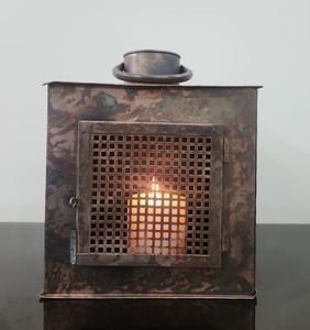 Premium Vintage métal lanterne à la main extérieur décoratif pilier bougeoir haute qualité maison fête raisonnable décor de noël - Product Image 6