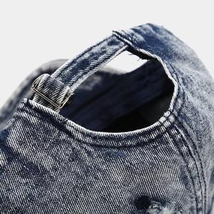Casquette de baseball classique respirante à 6 panneaux personnalisée unisexe Denim lavé prix d'usine pour adultes scènes d'extérieur décontractées - Product Image 3