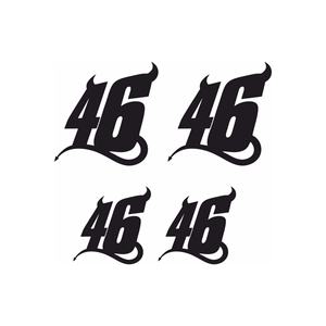 ชุดปีศาจสปอนเซอร์มอเตอร์ไซค์สติกเกอร์46ชิ้นคอลเลกชัน - Product Image 1
