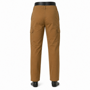 Pantalones Cargo con Bolsillos Profundos, Cómodos, de Mezcla de Algodón, Multibolsillos, Casuales, Estilo Urbano, Pantalones Utilitarios - Product Image 6