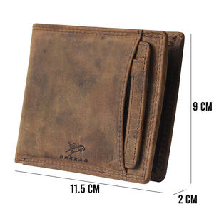Genuine Leather Bi-fold <b>Wallet</b> with Detachable <b>Card</b> Holder. - Product Image 5