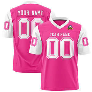 Mens American Football Jersey Uniform 190GSM Polyester Breathable Team <b>Match</b> Training Sportswear Wholesale - Product Image 2