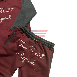 Sudadera con capucha bordada y logotipo personalizado para hombre, ropa deportiva de talla grande para gimnasio para invierno - Product Image 2