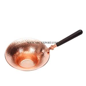 Colador de té de cocina martillado trabajo cobre pulido Mesa Hogar y utensilios de cocina herramienta colador de té de cobre de calidad Superior - Product Image 1