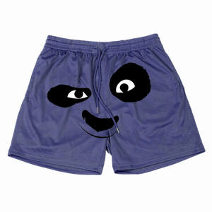 Vente en gros de shorts de basket-ball personnalisés pour hommes 100% polyester maille gym entraînement taille moyenne respirant grande taille Service OEM disponible - Product Image 5