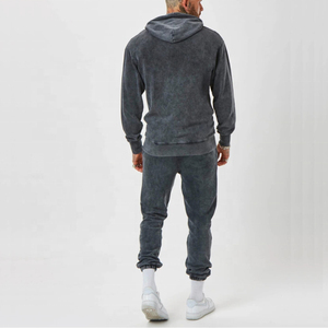 Ropa de calle personalizada, chándal de algodón con lavado ácido, chándal para hombre, chándal barato al por mayor - Product Image 2