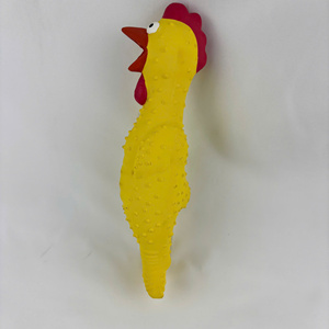 Juguete para Perro de Goma Amarillo de Lujo Ecológico Bebe Happy, Pelota Chillona, Venta al por Mayor, Vietnam - Product Image 1