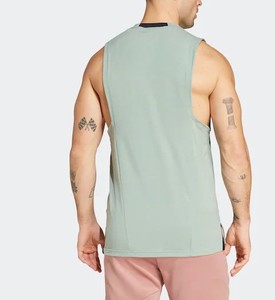 Débardeur léger de performance pour hommes, respirant, couleur personnalisable pour la course à pied, la gymnastique, l'entraînement de haute intensité, taille plus - Product Image 2