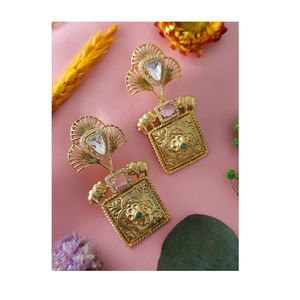 Best-seller Bijoux Kundan et pierre Luxe Embrassez-vous pour Mariages Fêtes Fiançailles Style classique - Product Image 3