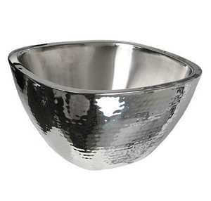 Bol à fruits en aluminium moderne fini, décoration de table d'hôtel, cadeau de retour de mariage, service de table, vaisselle - Product Image 4