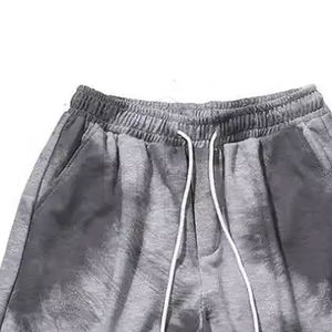 Vêtements de sport d'été pour hommes, shorts confortables délavés à l'acide, couleur unie de haute qualité, style décontracté, Offre Spéciale - Product Image 6