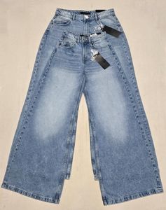 Pantalones Vaqueros de Mezclilla para Mujer, Corte Holgado Informal, Palazzo de Mezclilla, Algodón Transpirable de Alta Calidad, Personalizados - Product Image 6