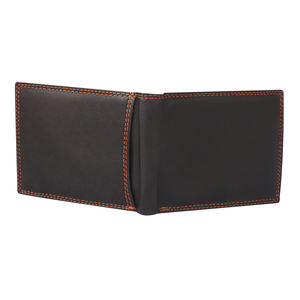 Men's Premium Bi-Fold Leather <b>Wallet</b> <b>RFID</b> Feature Open Closure - Product Image 5