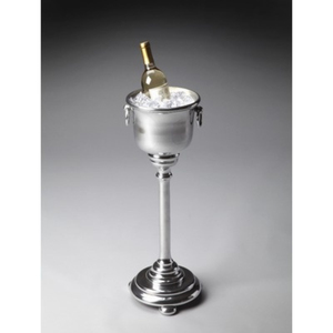 ถังน้ำแข็งไวน์โลหะสีทองโบราณพร้อมขาตั้งสำหรับตกแต่งแชมเปญเย็นสไตล์วินเทจสำหรับบาร์บ้านและกิจกรรม - Product Image 2