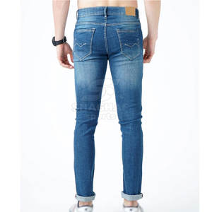 Pantalones Vaqueros para Hombre al por Mayor, Corte Ajustado, Diseño Moderno, Marca Privada, Personalizados, Lavados - Product Image 4