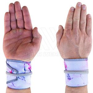 สายรัดข้อมือออกกำลังกายสำหรับผู้ชาย หนังวัวคุณภาพสูง กันลื่น ออกแบบใหม่ สำหรับยกน้ำหนักและฟิตเนส พร้อมโลโก้สั่งทำพิเศษ - Product Image 2