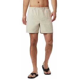 Nouveauté 2026 : Short décontracté en coton pour homme, motif uni, taille élastique, longueur genou, avec cordon de serrage – En promotion - Product Image 2