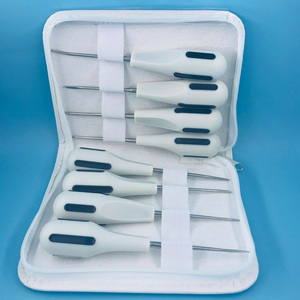 2025 Hot Selling Set of 8 <b>Tooth</b> Extraction Dental Luxating Elevators Oral Surgery Kit by LA ELAHI - Product Image 1