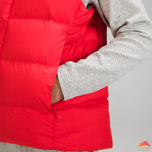 2025 logotipo personalizado estampado con capucha sin mangas hombres Puffer chaquetas cremallera algodón acolchado hombres chaleco - Product Image 5