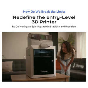 Impresora 3D QIDI Q2C, Velocidad de 600 mm/s, Hotend Totalmente Metálico de 370°C, Impresión Multimaterial, Sistema CoreXY para Laboratorios e Industrias de Construcción - Product Image 5