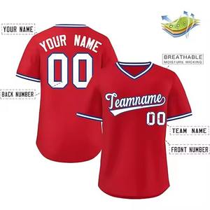 Maillots de baseball personnalisés, conçus avec un matériau 100% polyester de haute qualité - Product Image 4