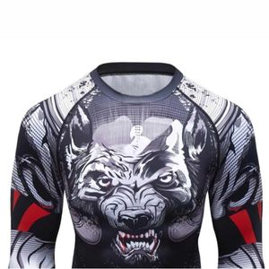 Sublimación Impreso Rash Guard Mma Rush Guard Bjj Rash Guard para hombres y lucha - Product Image 4