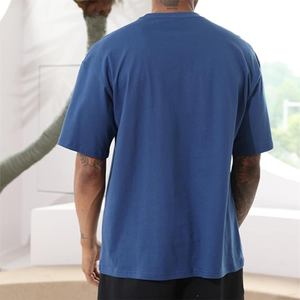 High Quality 100% Cotton Oversized Heavy <b>Tshirt</b> Custom Printing Heavyweight T Shirt Plain Blank Men's T-shirt - Product Image 4