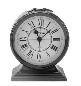High Quality <b>Table</b> Clock Hot Selling Modern Aluminum <b>Table</b> Clock Tabletop Decorative Show Pieces for Home Restaurants - Product Image 2