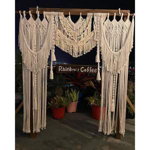 Rideau de fond de scène chic bohème pour mariage, décoration murale rustique pour mariages - Product Image 1