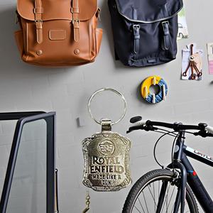 3 Inch Vintage Style Stainless Steel Hydraulic Nickle Keychain For Corporate Gifts and Promotional Events - Product Image 2